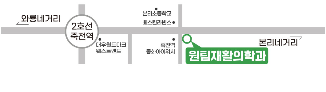 원팀재활의학과 오시는길